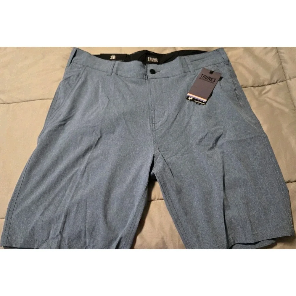 Mens TRUNKS Heather Blue Size 36